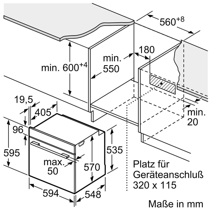 Neff BCB2662 Einbaubackofen mit CircoTherm Edelstahl (B2CCG6AN0)