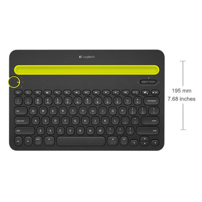 Logitech Bluetooth® Multi-Device Keyboard K480 Tastatur QWERTZ Deutsch Weiß