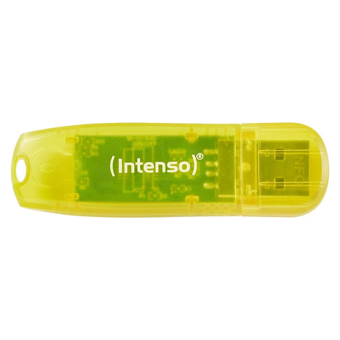 Intenso Rainbow 3x32GB Yellow/Red/Black USB-Stick USB Typ-A 2.0 Transparent