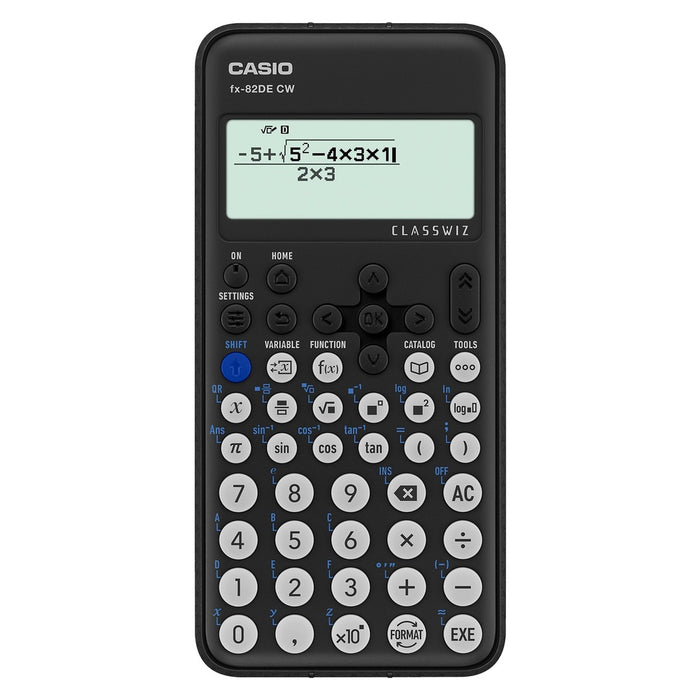 Casio FX-82DE CW Taschenrechner Tasche Wissenschaftlicher Taschenrechner Schwarz