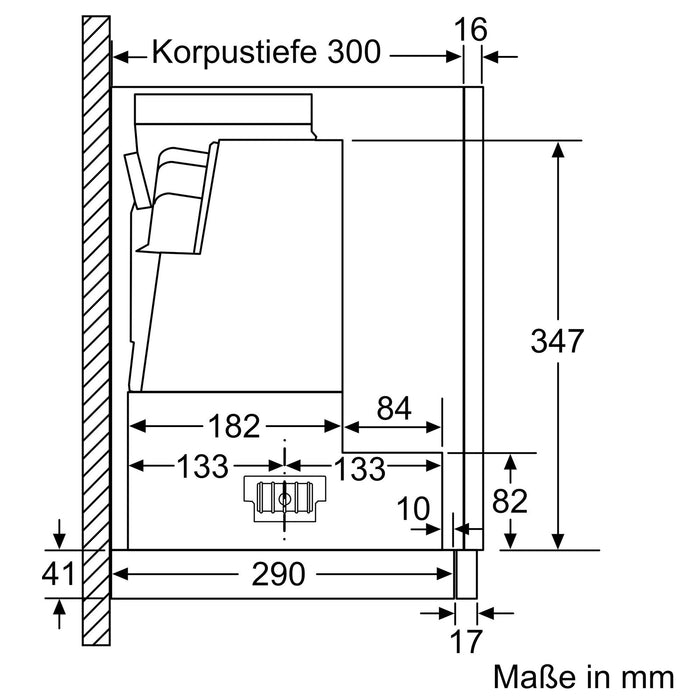 Neff D46ED52X1 Dunstabzugshaube Halb eingebaut (Pullout) Edelstahl 399 m³/h A