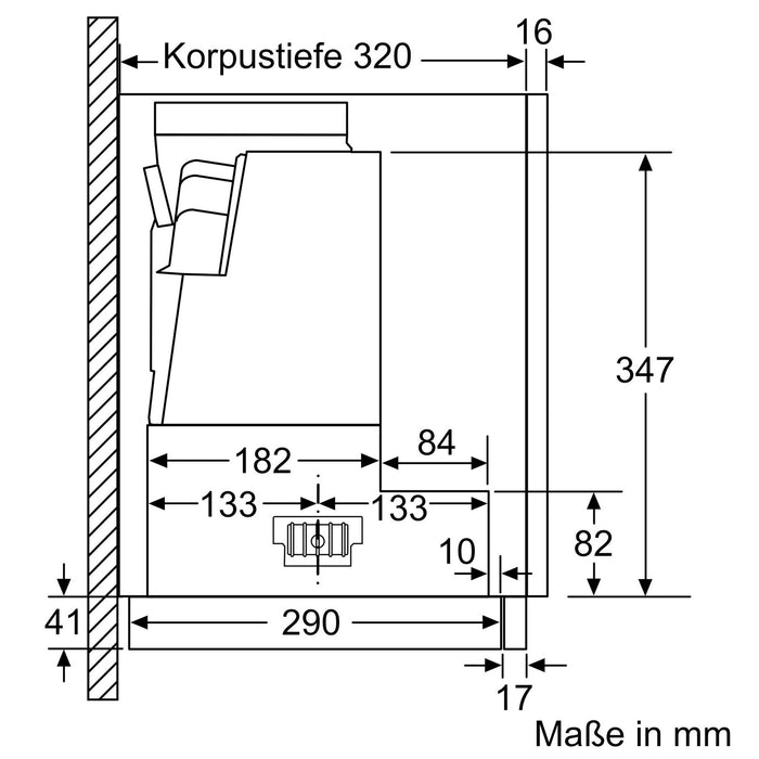 Neff D46ML54X1 Dunstabzugshaube Halb eingebaut (Pullout) Edelstahl 392 m³/h A