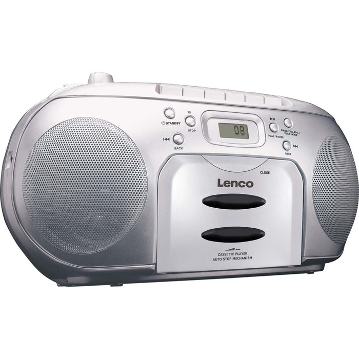 Lenco Radio/CD/Kassetten-Player SCD-420 SILVER