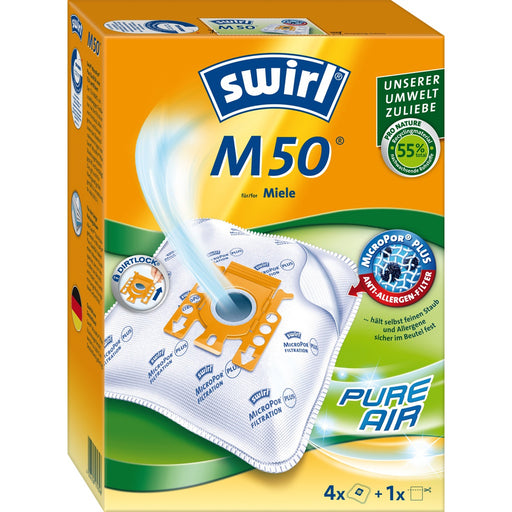 Produktbild Staubsaugerbeutel - Swirl M 50 MicroPor Staubbeutel für Miele M50MPPlusAirSpace