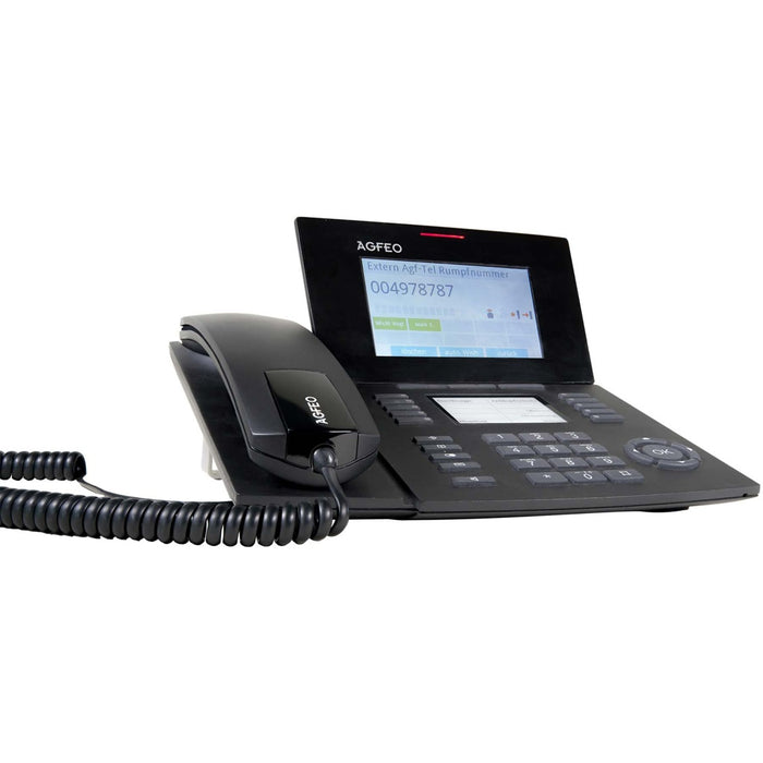 Agfeo Systemtelefon schwarz ST 56 SENSORfon