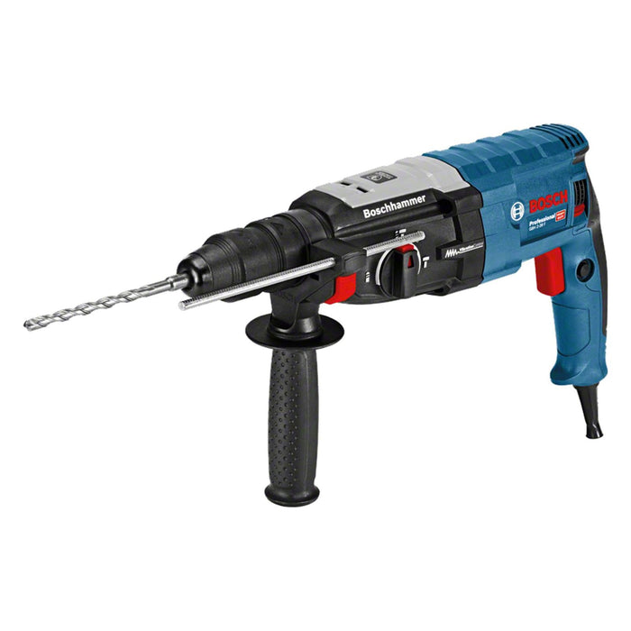 Bosch Professional GBH 2-28 F Bohrhammer mit SDS plus in L-BOXX-Einlage mit Zusatzhandgriff