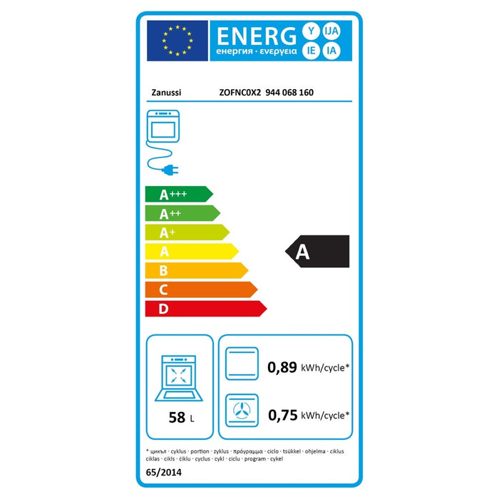 Zanussi EB-Herdset ZOFNC0X2+ZHDN670X HS1202X3