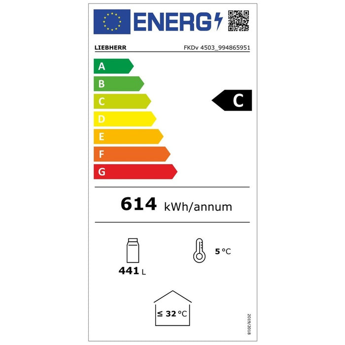 Liebherr MDA Gewerbe-Display-Kühlgerät FKDv 4503-21