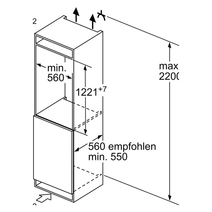 Bosch MDA EB-Kühlgerät Serie 2 KIR41NSE0