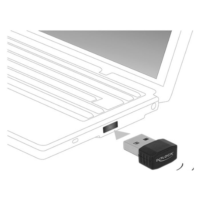 Delock 12461 Netzwerkkarte WLAN 433 Mbit/s