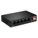 Edimax ES-5104PH V2 Netzwerk-Switch Fast Ethernet (10/100) Power over Ethernet (PoE) Schwarz