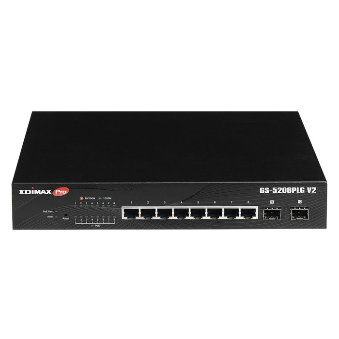 Edimax GS-5208PLG V2 Netzwerk-Switch Managed Gigabit Ethernet (10/100/1000) Power over Ethernet