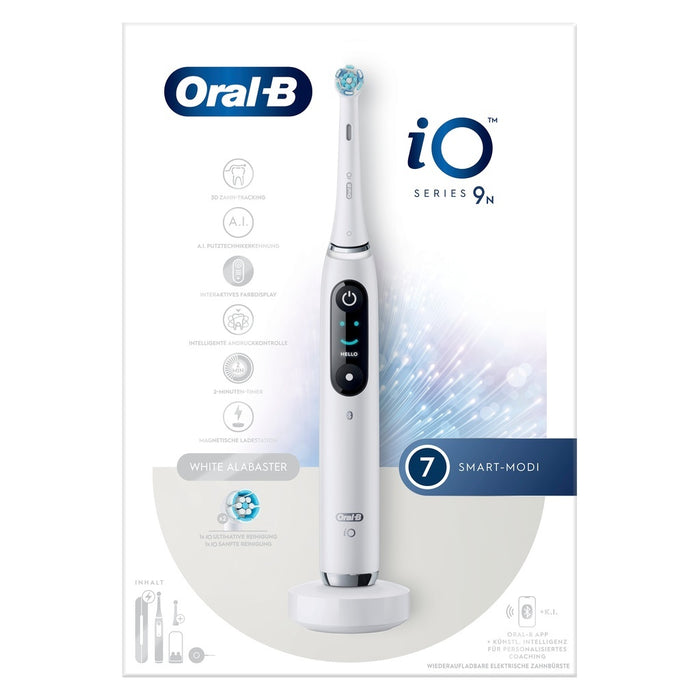 Oral-B Zahnbürste Magnet-Technologie iO Series 9N Alabast