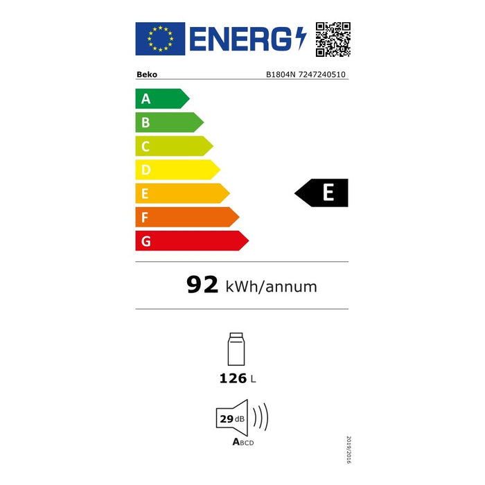 Beko EB-Kühlgerät Schlepptür B1804N