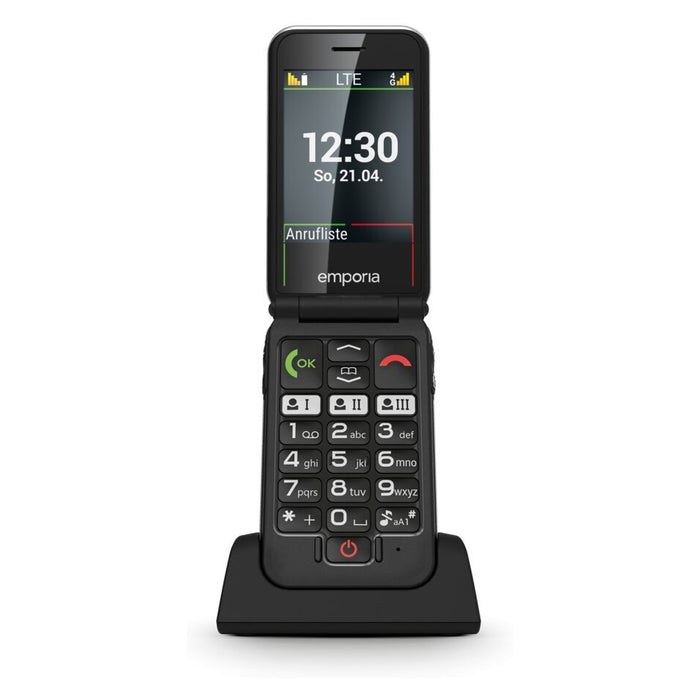 Emporia JOY_LTE 7,11 cm (2.8) 115 g Schwarz Seniorentelefon