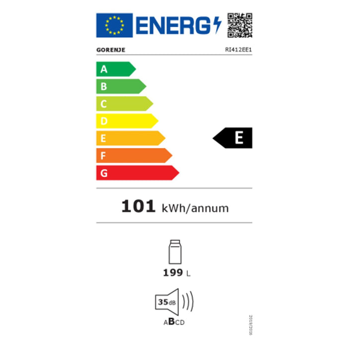 Gorenje EB-Kühlgerät Schlepptür,CrispZone RI412EE1