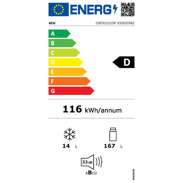 Electrolux AEG MDA EB-Kühlgerät Ecoline,Festtür OSF5O121DF