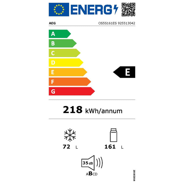 Electrolux AEG MDA EB-Kühl/Gefrierkombi Schlepptür OS5S161ES