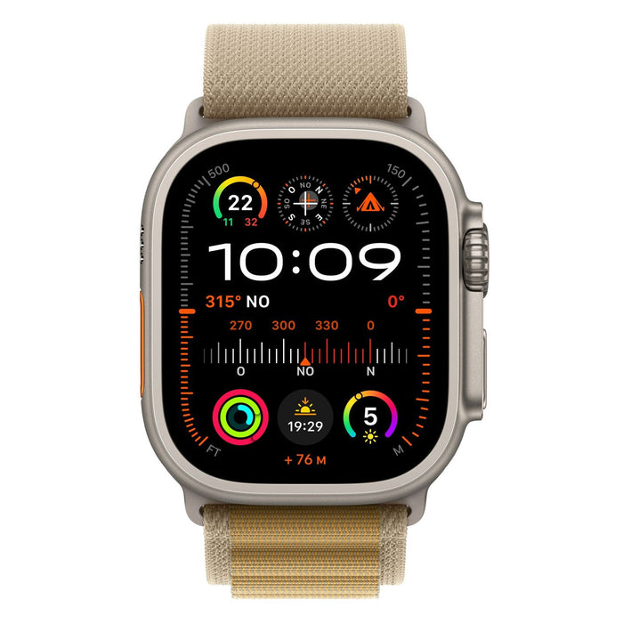 Apple Watch Ultra 2 49mm 4G Titan Natur Alpine Loop Mandel M