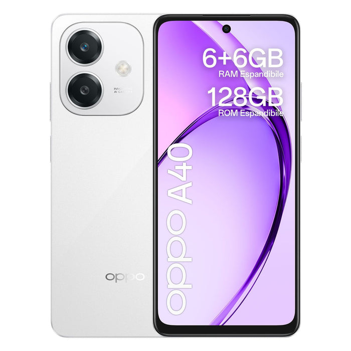 OPPO A40 16,9 cm (6.67) Dual-SIM Android 14 4G USB Typ-C 6 GB 128 GB 5100 mAh Weiß