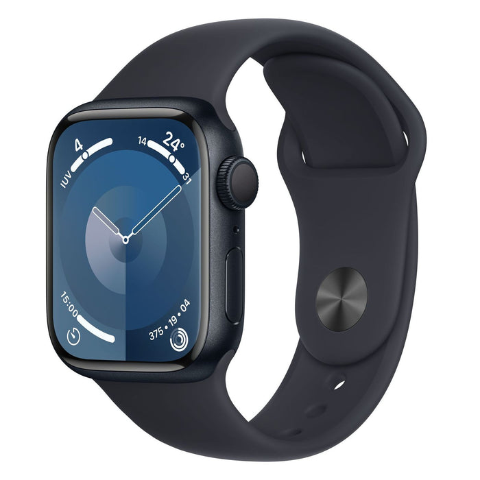 Apple Watch Series 9 41 mm Digital 352 x 430 Pixel Touchscreen Schwarz WLAN GPS