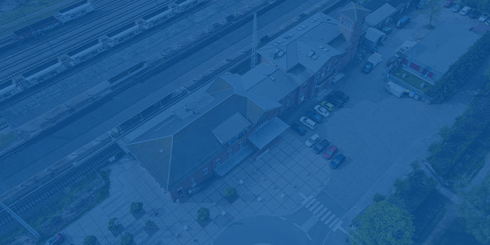 Trust Talk-Point Luftaufnahme vom Eilenburger Bahnhof