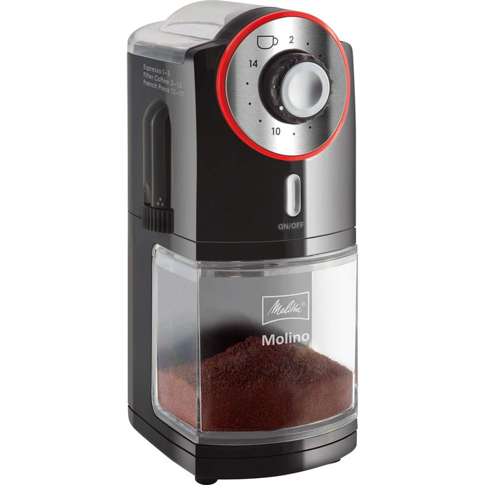 Melitta elektrische Kaffeemühle Molino mit Scheibenmahlwerk