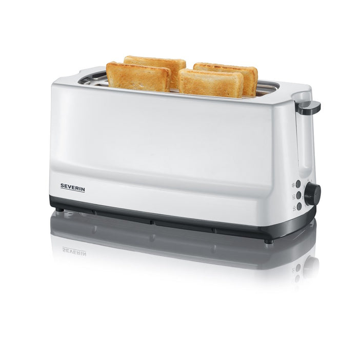 Severin Langschlitz-Toaster weiß/grau 1400 Watt