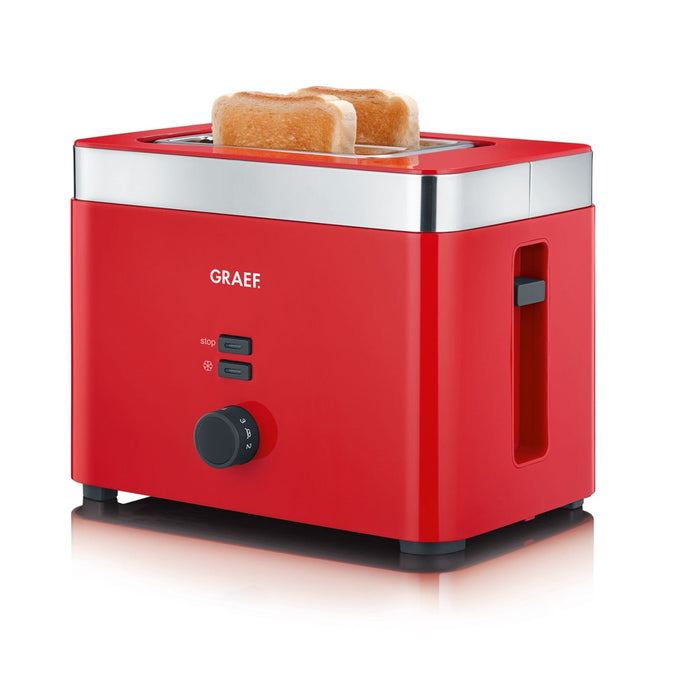 Graef TO63EU Toaster 2 Scheiben rot