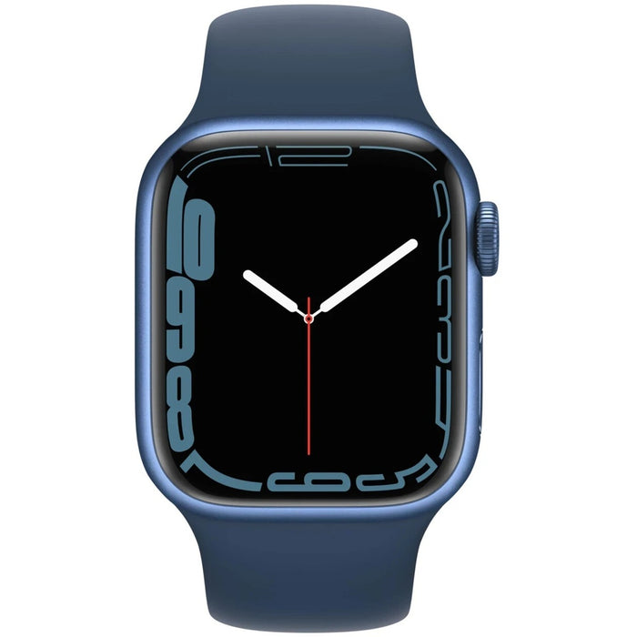 Apple Watch Series 7 41mm GPS + 4G Blau Aluminumgehäuse mit Sportarmband Blau