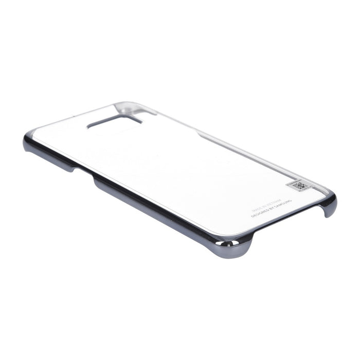 Samsung Clear Cover Hülle für Galaxy S7 Edge transparent / silber