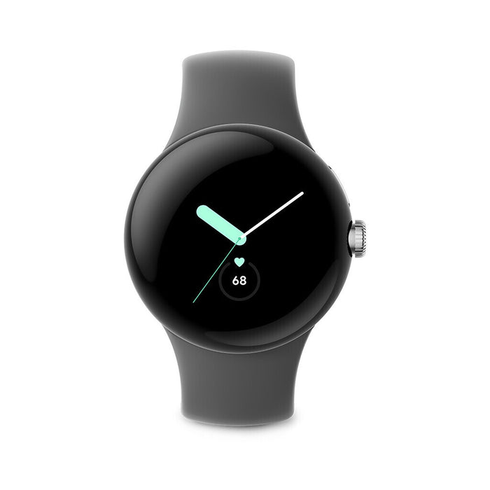 Google Pixel Watch LTE Smartwatch charcoal mit Sportarmband