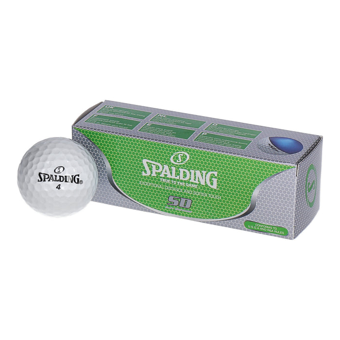 SPALDING 12er Pack Golfbälle weiß