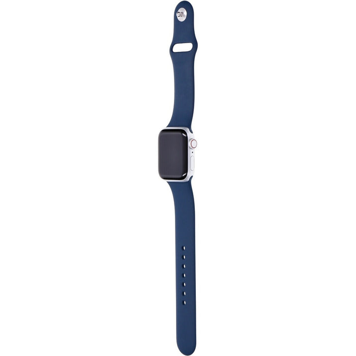 Apple Watch SE 40mm GPS + 4G Silber Aluminiumgehäuse mit Sportarmband Abyss Blau