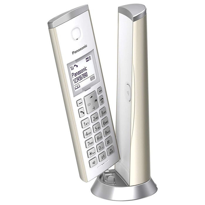 Panasonic KX-TGK220GN Designtelefon Festnetz champagner