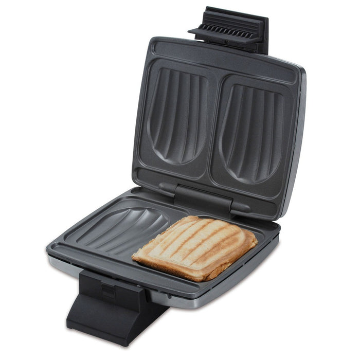 Cloer Sandwichmaker 6235 schwarz/silber