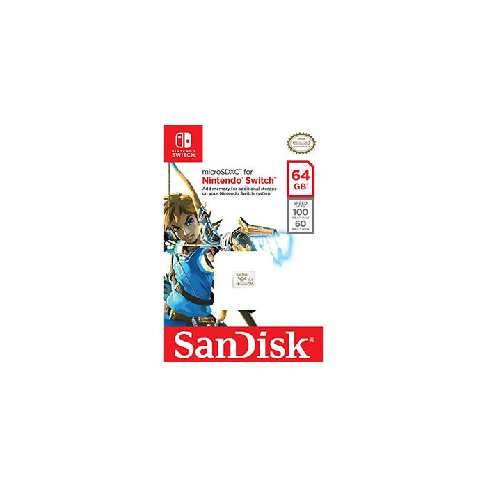 Sandisk microSDXC 64GB UHS-I für Nintendo Switch