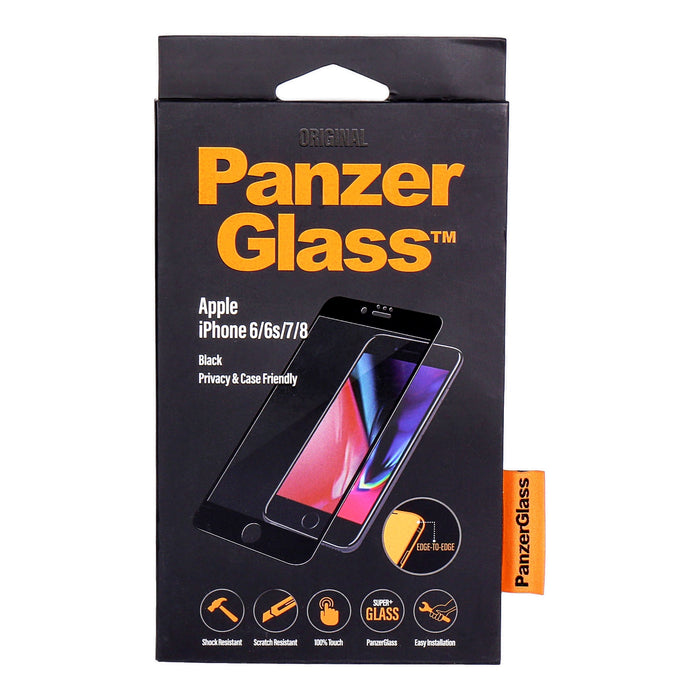PanzerGlass für Apple iPhone 6/6S/7/8 Case Friendly Privacy schwarz