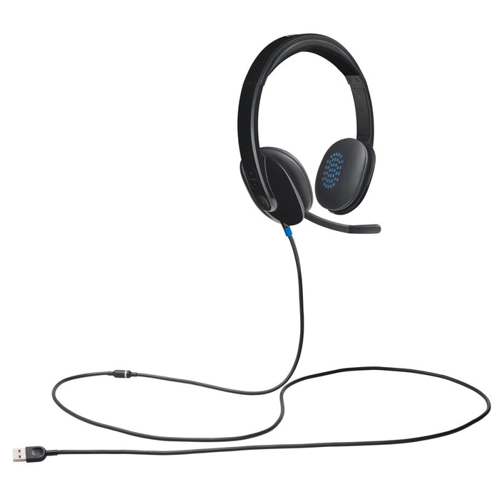 Logitech H540 USB Computer Headset Kopfhörer Verkabelt Kopfband Büro/Callcenter USB Typ-A