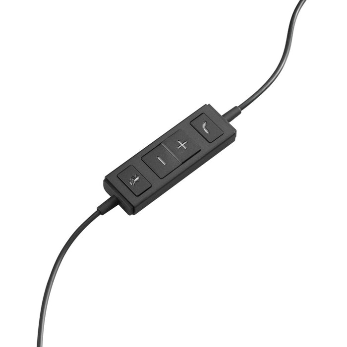 Logitech USB Headset H570e Kopfhörer Verkabelt Kopfband Büro/Callcenter Schwarz