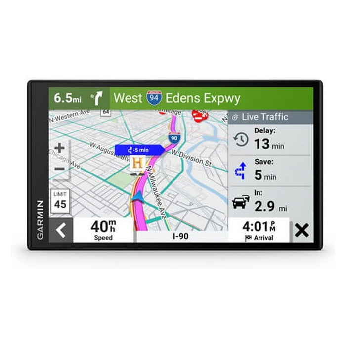 Garmin DriveSmart 76 Navigationssystem Fixed 17,8 cm (7 Zoll) TFT Touchscreen 239,6 g Schwarz