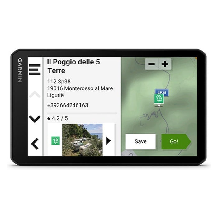 Garmin CamperCam 795 Navigationssystem Tragbar / Fixiert 17,6 cm (6.95 Zoll) TFT Touchscreen 271 g