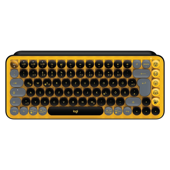 Logitech POP Keys Wireless Mechanical Keyboard With Emoji Keys Tastatur Bluetooth QWERTZ Deutsch