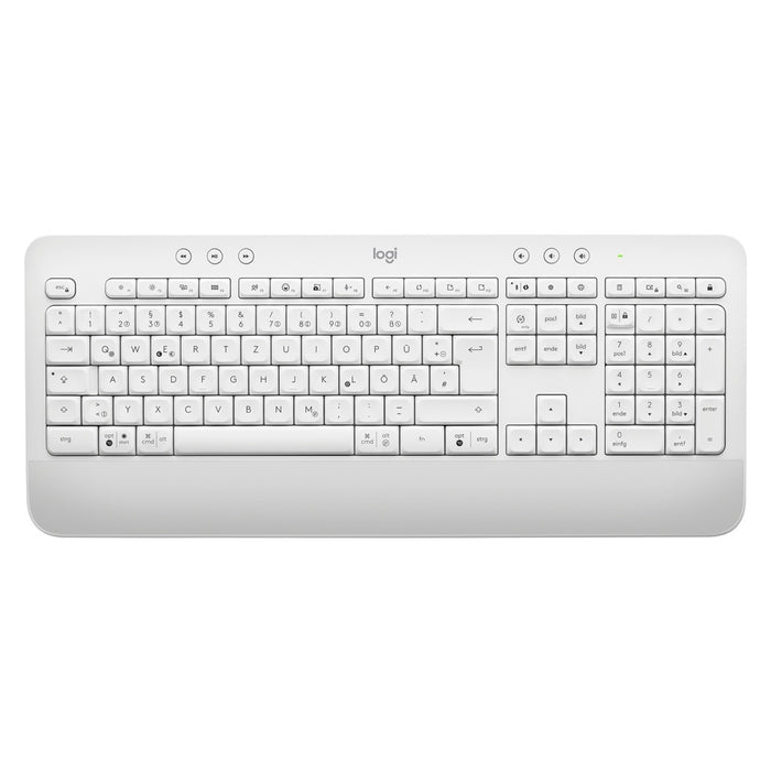 Logitech Signature K650 Bluetooth-Tastatur QWERTZ Deutsch Weiß