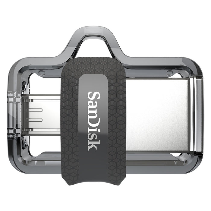 SanDisk Ultra Dual m3.0 USB-Stick 64 GB USB Type-A / Micro-USB 3.2 Gen 1 (3.1 Gen 1) Schwarz, Silber,