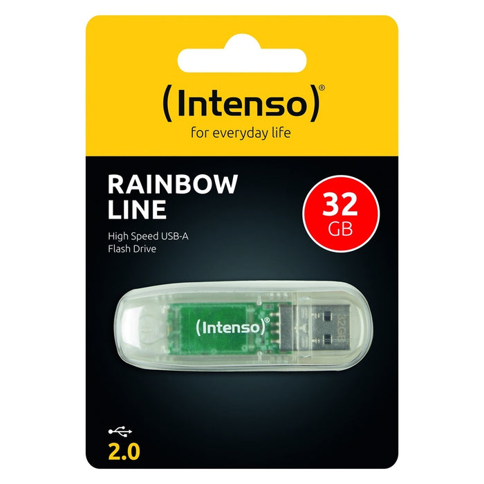Intenso Rainbow Line USB-Stick 32 GB USB Typ-A 2.0 Transparent