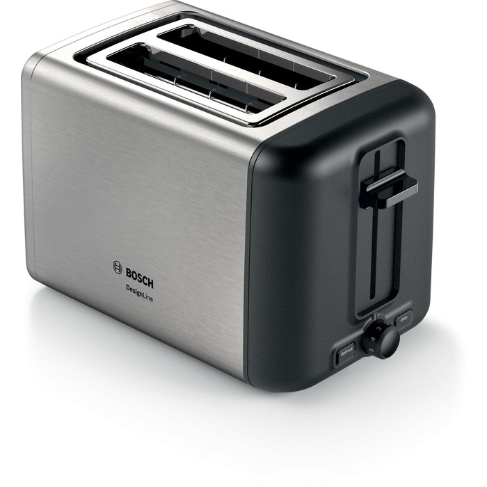 Bosch TAT3P420DE Toaster 2 Scheibe(n) 970 W Edelstahl / Schwarz