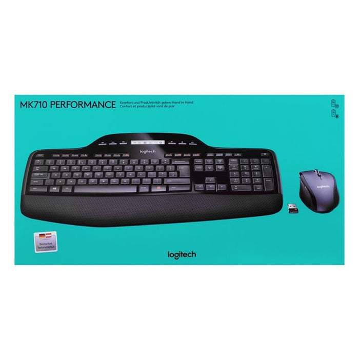Logitech Tastatur/Maus Set Wireless,Optisch LOGITECH MK710 sw