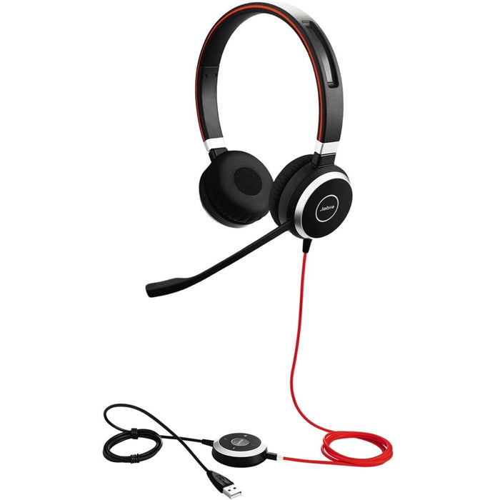 GN Audio Jabra Evolve 40 MS Duo Headset beidohrig schnurgebunden